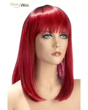 Perrücke Elvira rot - World Wigs
