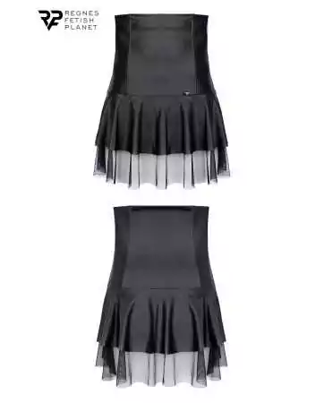 Black high-waisted skirt - Regnes