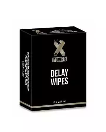 6 delaying wipes - XPOWER
