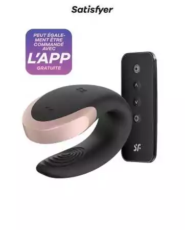 Stimulateur Double Love noir - Satisfyer