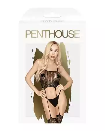 Combinação cinta-liga Sex dealer - Penthouse