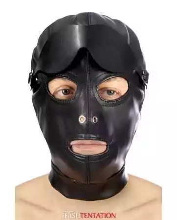 Maschera in similpelle con fascia rimovibile - Fetish Tentation