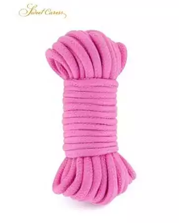 Corda di bondage rosa 10m - Sweet Caress