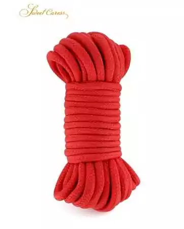 Corde di bondage rossa da 10m - Sweet Caress