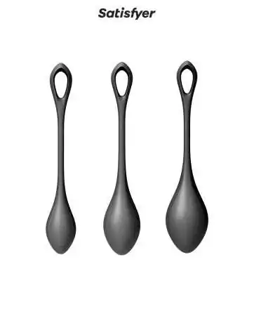 Kit de treinamento pélvico Yoni Power 2 preto - Satisfyer