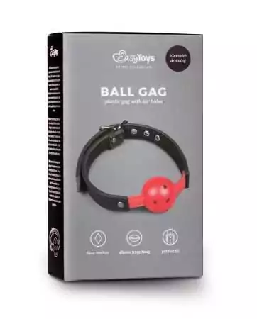 Gagged Ball con palla rossa - EasyToys Fetish Collection