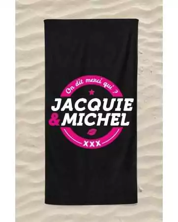 Serviette de plage Jacquie et Michel Classique