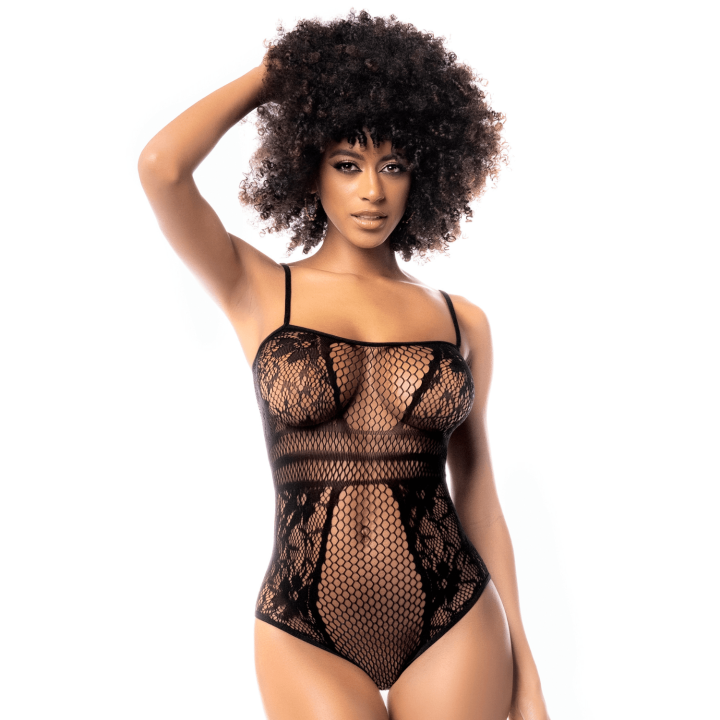 Body résille noire - Oralove