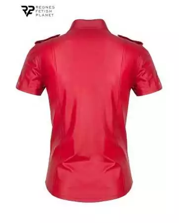 Chemise manches corte wetlook rossa Carlo - Regnes