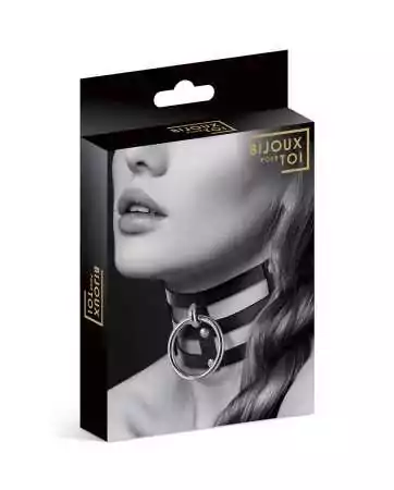Fetish collar with large ring - Jewelry for You