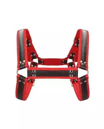 Red Buckle Bulldog Harness - Ouch!