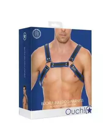 Blue Buckle Bulldog Harness - Ouch!