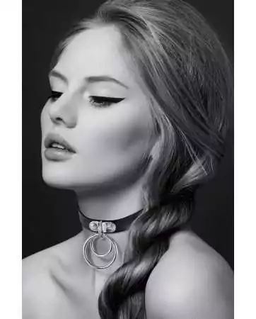 Fetish collar with double ring - Jewelry for You