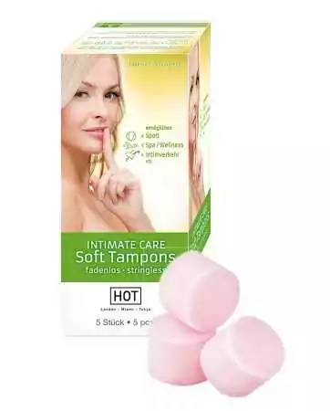 5 soft intimate tampons - HOT