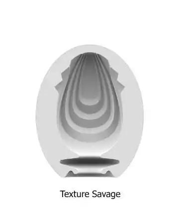 3 Masturbadores Eggs Savage - Satisfyer