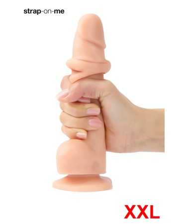 Double density sliding skin XXL dildo - Strap On Me