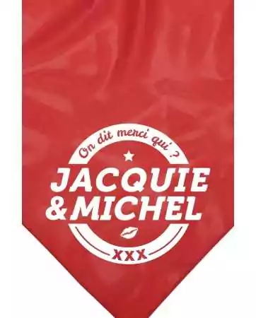 Red bandana Jacquie & Michel
