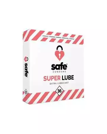 36 préservatifs Safe Super Lube