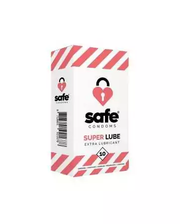 10 preservativi Safe Super Lubrificante