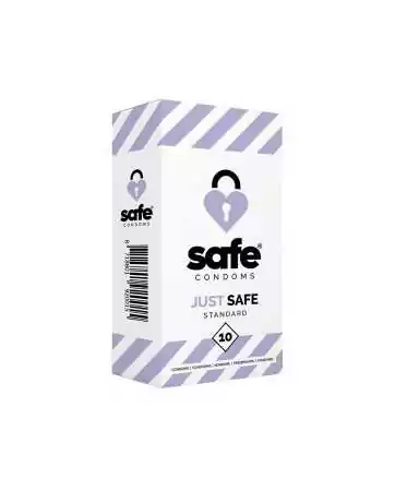 10 preservativos Just Safe Standard