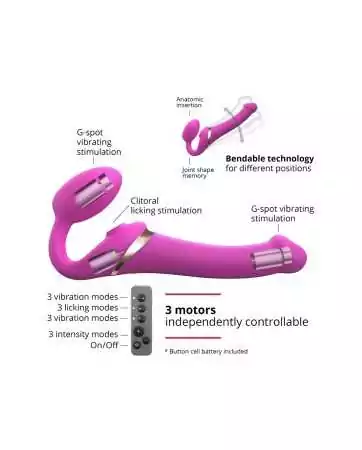 Strap-on-me Multi Orgasm Fuchsia XLTradução: Strap-on-me Multi Orgasm Fuchsia XL