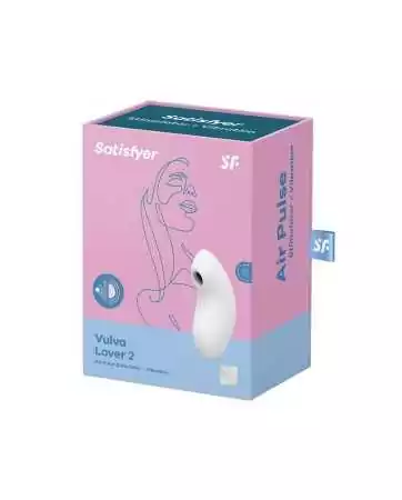 Double stimolatore Vulva Lover 2 bianco - Satisfyer