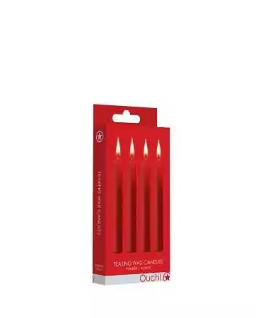 4 red SM candles - Ouch!