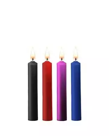 4 colorful SM candles - Ouch!