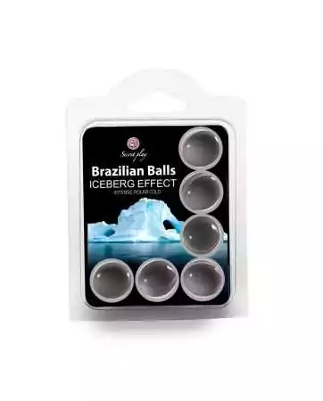 6 brasilianische Bälle mit Eisberg-Effekt