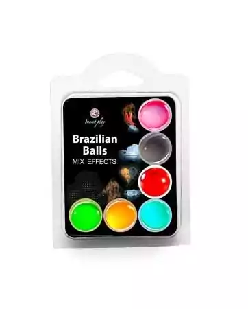 6 Brazilian balls with different effects