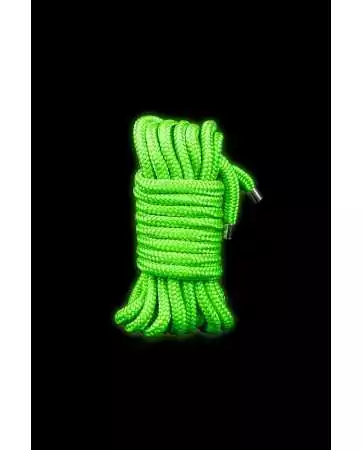Glow-in-the-dark bondage rope 5m - Ouch