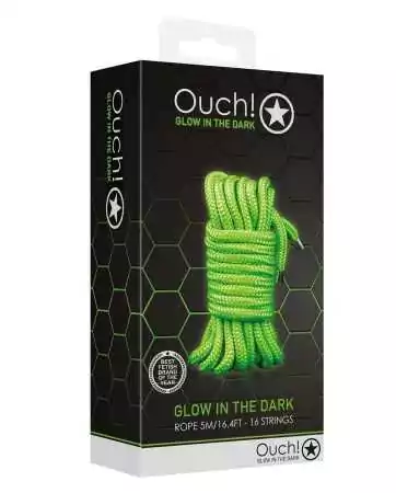 Glow-in-the-dark bondage rope 5m - Ouch