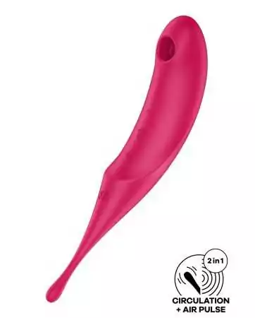 estimulador Twirling Pro vermelho - Satisfyer