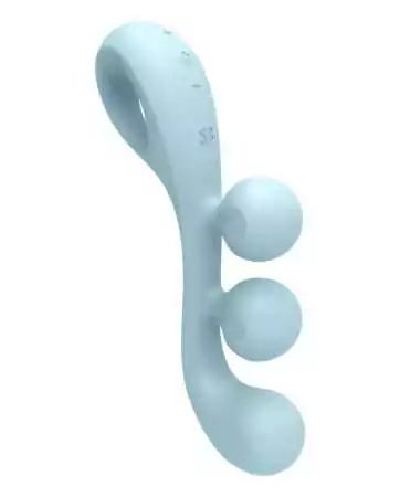 Multi-vibromasseur Tri Ball 2 bleu - Satisfyer