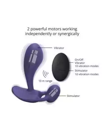 Double remote-controlled stimulator Witty - Love To Love