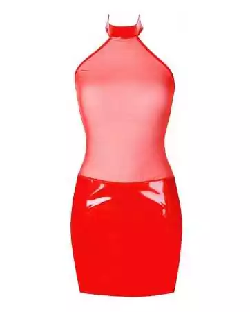Red dress V-9119 - Axami