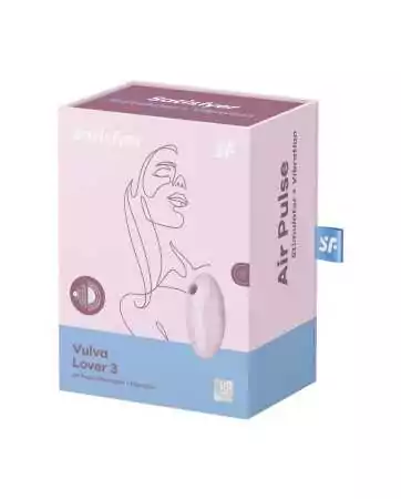Doppelter Stimulator Vulva Lover 3 Rosa - Satisfyer