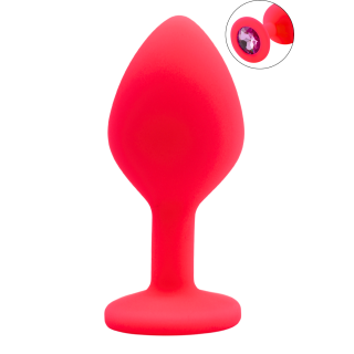 Plug bijou rose Medium PINKY - Oralove