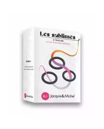 Conjunto de 3 cockrings Os Sublimes - Jacquie et Michel