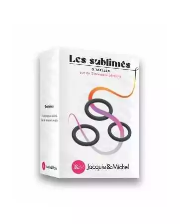 Set de 3 cockrings Les sublimés - Jacquie et Michel