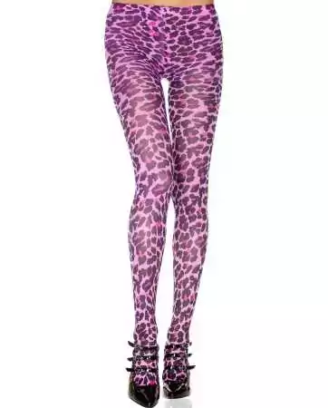 Pink leopard tights - MH671HPK