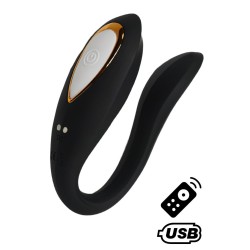OSMOSE, stimulateur pour couple USB, à double tête, avec télécommande, en silicone médical