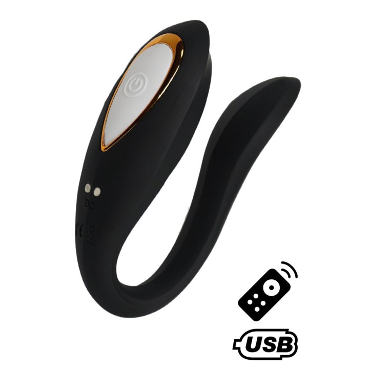OSMOSE, stimulateur pour couple USB, à double tête, avec télécommande, en silicone médical - Oralove