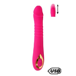 TWIST Rose, Vibromasseur va-et-vient USB en silicone médical, doté de 18 modes de stimulation - Oralove