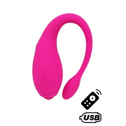 TANDEM Rose, stimulateur pour couple USB avec télécommande en silicone médical