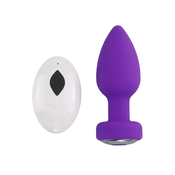 Plug Anal Vibrant Télécommandé SHAKY Violet - Oralove