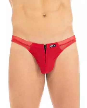 String rouge avec double zip Wiz - LM16-57RED