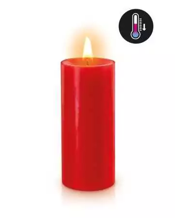 Low temperature red candle