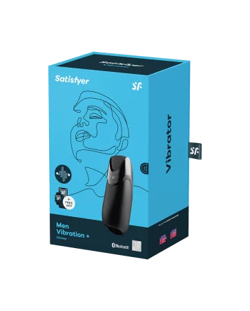 Masturbator mit USB-Vibrationsverbindung für Männer - CC597816 Satisfyer