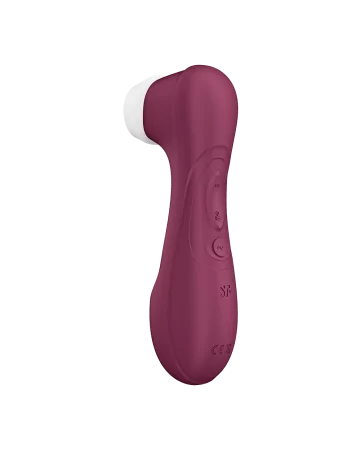 Stimolatore clitorideo con 2 punte e tecnologia Liquid Air Pro 2 Generation 3 rosso USB Satisfyer - CC597814